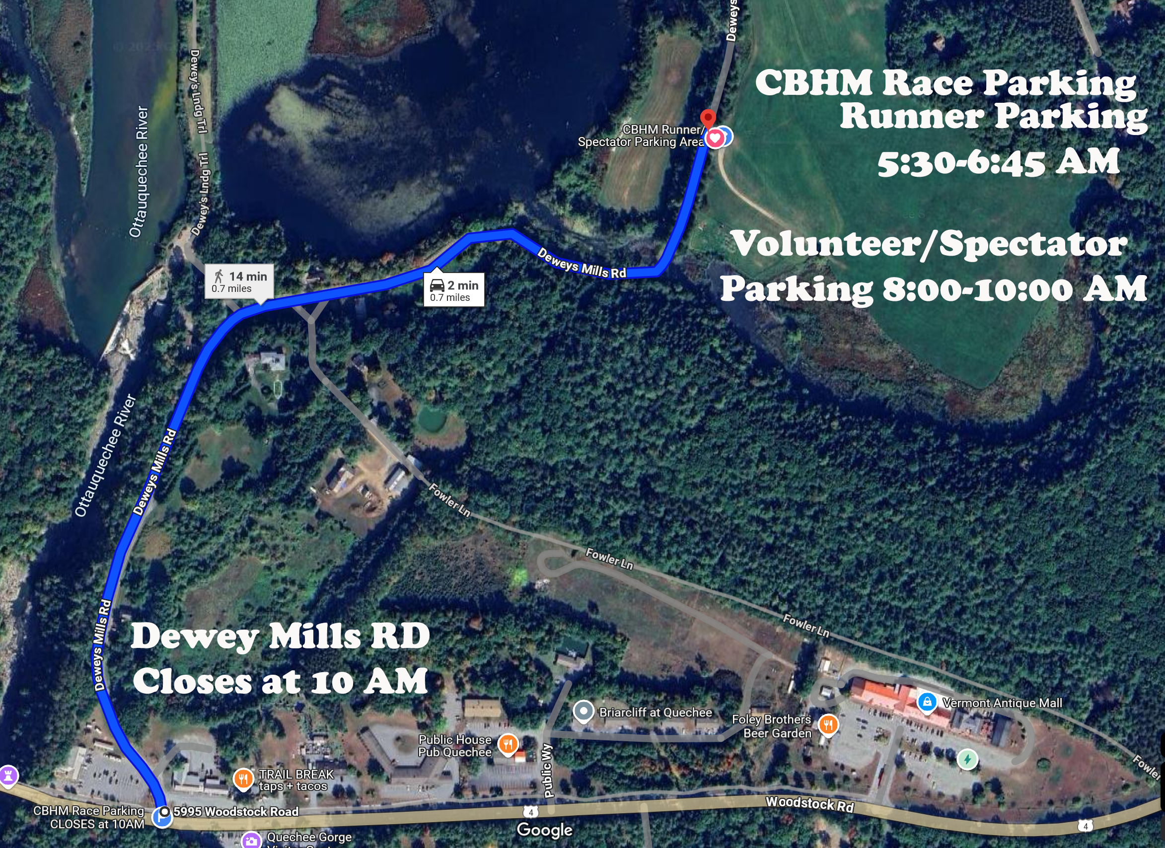 CBHM Race Parking