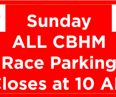 Race Parking Banner